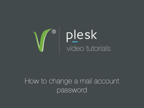 How to change a mail account password